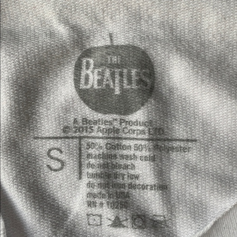 {The Beatles} - Scoop Neck Logo Sweatshirt - Picture 4 of 7